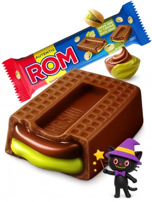 Chocolatina de Chocolate y Crema de Pistacho Salty | Dairy Sweets 44 grs