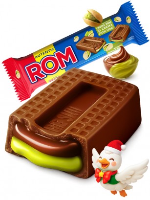 Chocolatina de Chocolate y Crema de Pistacho Salty | Dairy Sweets 44 grs