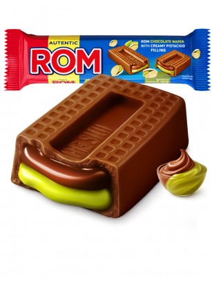 Chocolatina de Crema de Chocolate y Pistacho Salty | ROM 44g