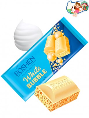 Chocolate Roshen relleno de Mousse de Chocolate Blanco 80 grs.