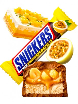 Chocolatina Snickers de Chocolate sabor Mousse de Maracuyá 42 grs.