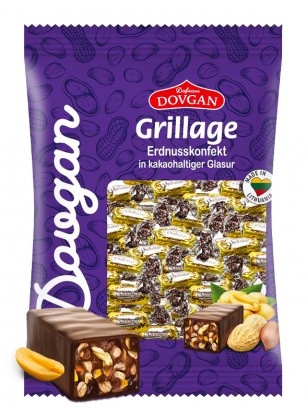 Chocolatina Dovgan de Cacahuete 200 grs.