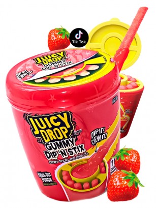 Chuches Ácidas Dip'N Stix Knock-Out Punch | Juicy Drop 96 grs.