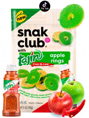 Chuches de Manzana con Chile Tajín y Lima 142 grs.