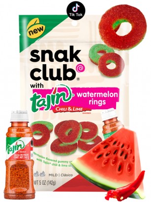 Chuches Aros de Sandía con Chile y Lima | Tajín 142 grs.