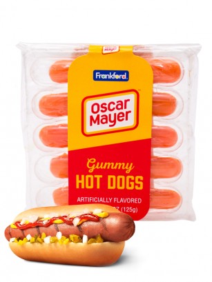 Chuches Gummy Hot Dog | Oscar Mayer 170 grs.