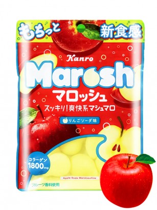 Chuches Marshmallow Sabor Refresco de Manzana Japonesa | Colagen 50 grs.