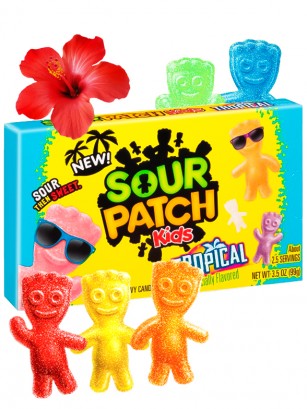 Chuches Sour Patch Kids Tropical | 4 Sabores 99 grs.