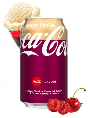 Coca Cola Cereza Vainilla | USA 355 ml