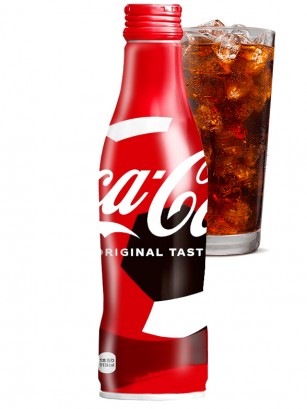 Coca Cola Japonesa Botella Aluminio | Ed. Limitada Qatar 2022 | 250 ml