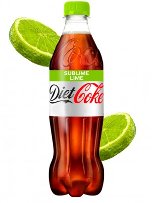Coca Cola DIET Sabor Lima 500 ml.