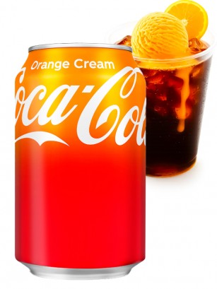 Coca Cola Helado Naranja Vainilla | USA 355 ml.
