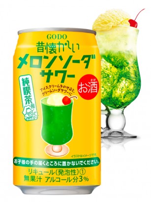 Cóctel Japonés de Soda de Melón | Godo-Shusei 350 ml.