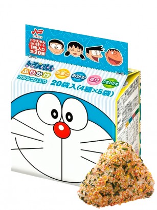 Condimento Furikake 4 Sabores | Edición Doraemon | 20 unidades.