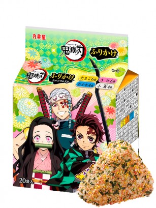 Condimento Furikake 4 Sabores | Edición Kimetsu no Yaiba | 20 unidades