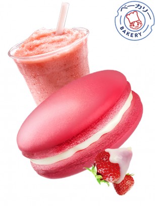 Cookie estilo Macaron de Fresa | Unidad