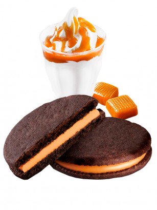 Galletas de Cacao y Crema Salted Caramel | Pocket 2 Unidades