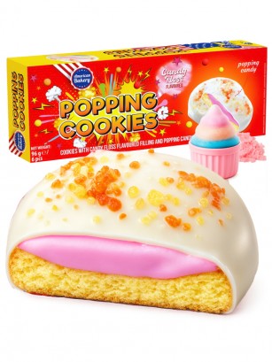 Cookies Popping de Algodón de Azúcar | American Bakery 96g.