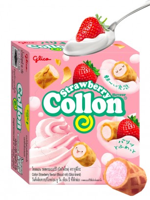 Cookies Roll de Doble Crema de Fresas 46 grs.