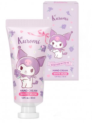 Crema de Manos Coreana White Musk | Kuromi 30ml.