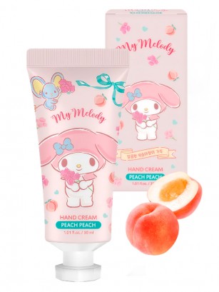 Crema de Manos Coreana Melocotón | My Melody 30ml.