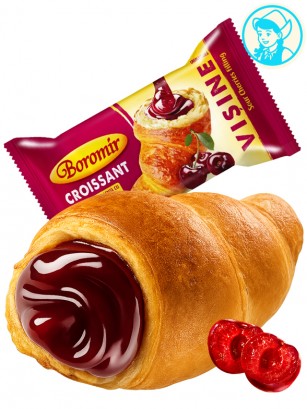 Cruasán relleno de Cereza | Dairy Sweets 60 grs.