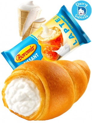 Cruasán Relleno de Crema de Nata | Dairy Sweets  60 grs.