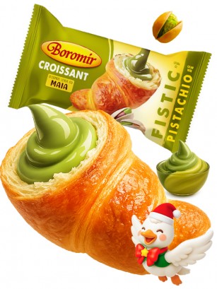 Cruasán relleno de Pistacho | Dairy Sweets 60g.