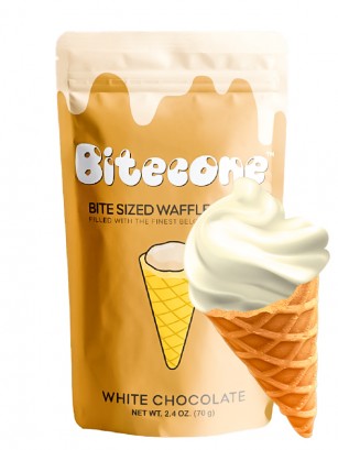 Cucuruchos de Chocolate Blanco | Bitecone 70 grs.