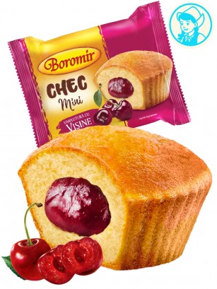 Pastelito Muffin de Mermelada de Guindas | Dairy Sweets 50 grs.