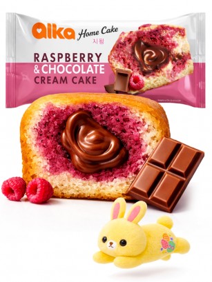 Bizcocho con Frambuesa y Chocolate | Dulce Pascua 55g.