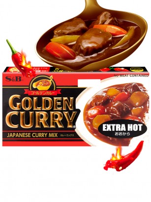Curry Japonés con 35 Especias, Golden Curry | 12 raciones | Extra Picante