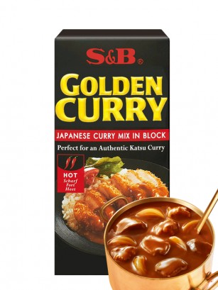 Curry Japonés con 35 Especias, Golden Curry, 5 Raciones, Medio Picante.