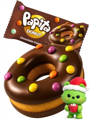 Donut Doble Chocolate | Dairy Sweets 40g.