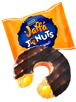 Donut Jaffa de Choco con relleno de Mermelada de Naranja 43 grs.