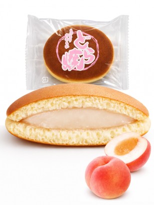 Mini Dorayaki de Crema de Melocotón Blanco | Unidad 22g.