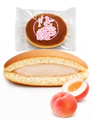 Mini Dorayaki de Crema de Melocotón Blanco | Unidad 22g.