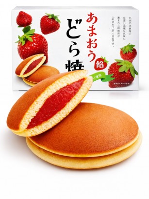 Mini Dorayakis de Crema de Azuki y Fresas | Box 176g.