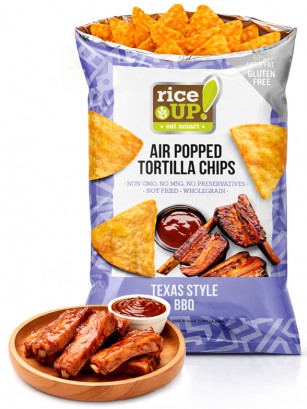 Nachos Rice Up Salsa Texas BBQ | Sin Gluten 60g.