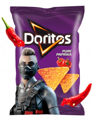 Doritos Pure Paprika | Call Of Duty | Family Bag 185 grs