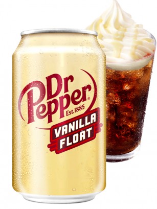 Dr. Pepper USA Helado de Vainilla | 355 ml.
