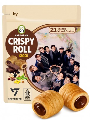 Snack Crispy Roll de Chocolate | Colabo K-Pop Seventeen 50g.