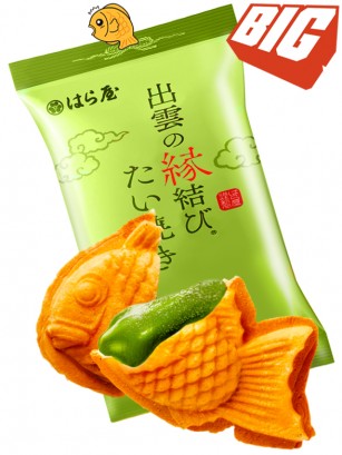 Pasteles Taiyakis de Hokkaido rellenos de Matcha | 5 Unidades | 150g.