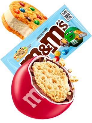 M&M's de Chocolate rellenos de Masa de Cookies 38,3 grs.