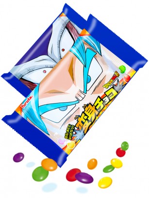 Grageas de Chocolate y Colores | Dragon Ball Super | 4 Diseños Diferentes 40 grs