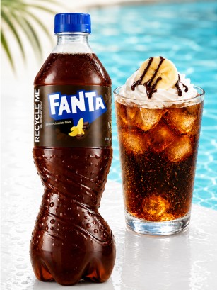 Fanta Banana Chocolate | Refresco Sabor Plátano y Chocolate 500 ml