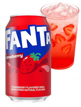 Fanta de Fresa USA | Nueva Receta 355 ml.