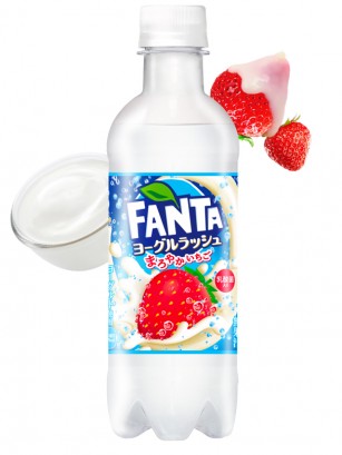Fanta Japonesa de Yogur y Fresa | Rush Mellow 380 ml.