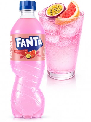 Fanta China de Fruta de la Pasión y Pomelo 500 ml.