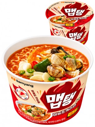 Fideos Picantes Almeja y Ajo Samyang Maptaeng | Big Bowl 110g